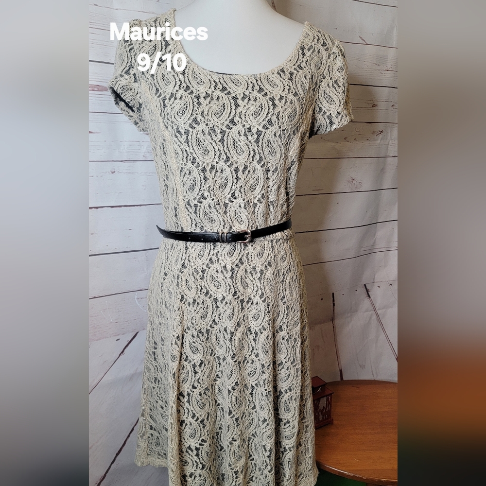 Maurices Cream Lace Dress